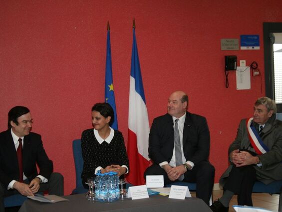 Visite de la Ministre de l'Education Nationale au collège de Beuvrages - Lundi 18 janvier 2016