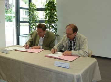 Signature de la convention annelle d'objectifs avec l'asso PointFor - Mardi 6 Mai 2014