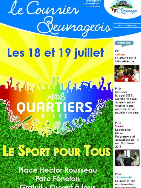 Quarante-troisième magazine d'informations municipales publié