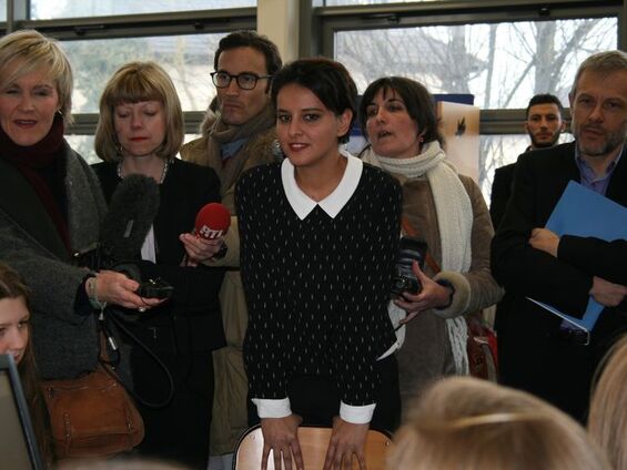 Visite de la Ministre de l'Education Nationale au collège de Beuvrages - Lundi 18 janvier 2016