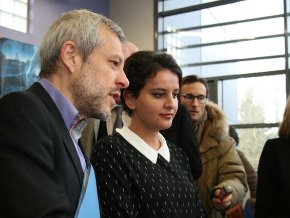 Visite de la Ministre de l'Education Nationale au collège de Beuvrages - Lundi 18 janvier 2016