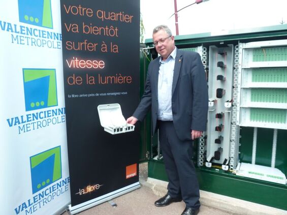 Inauguration d'une armoire Fibre Optique - Jeudi 25 Juin 2015